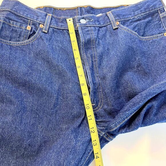 Vintage LEVI'S 501 MADE USA 2002 Dark Wash Denim Jeans Men's W40 L30 - Picture 12 of 15